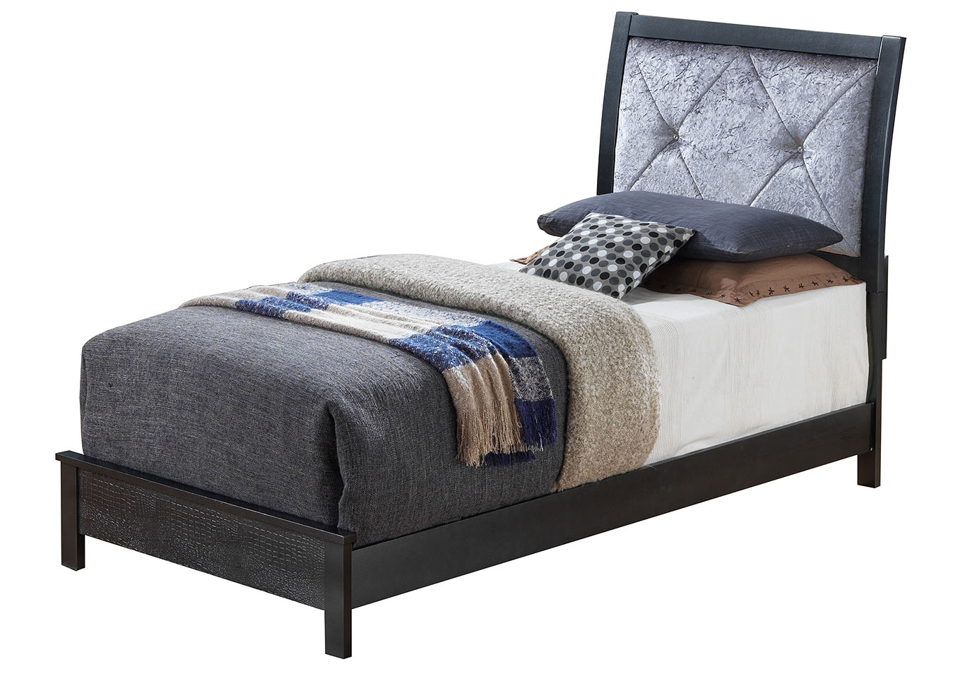 Black Twin Platform Bed,Glory Furniture