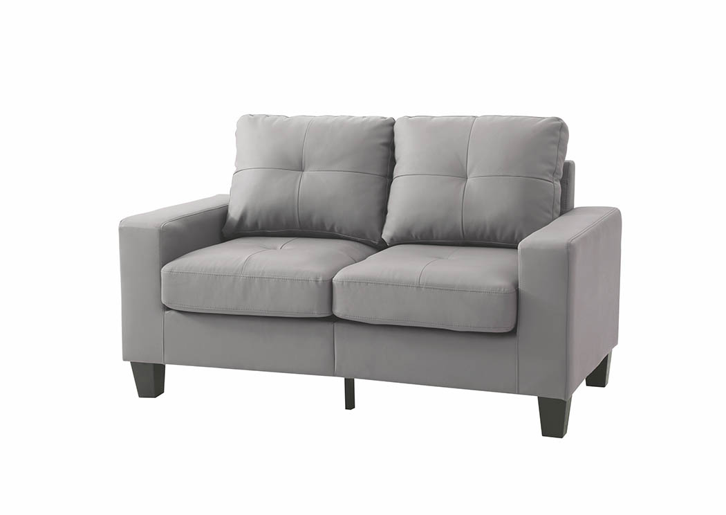 Gray Newbury Modular Loveseat,Glory Furniture