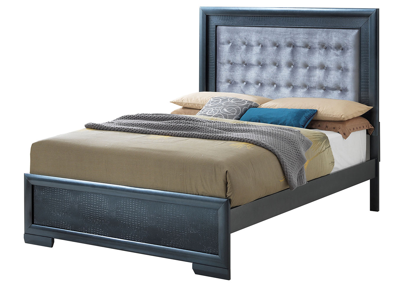 Charcoal Full Panel Bed,Glory Furniture