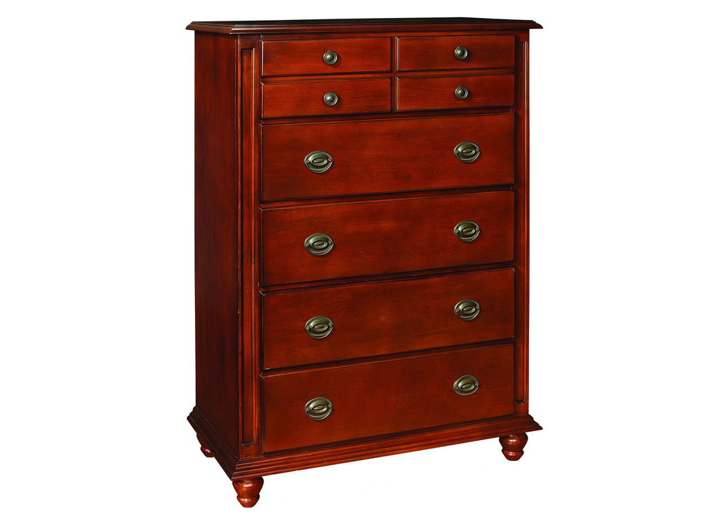 Cherry Drawer Chest,Glory Furniture