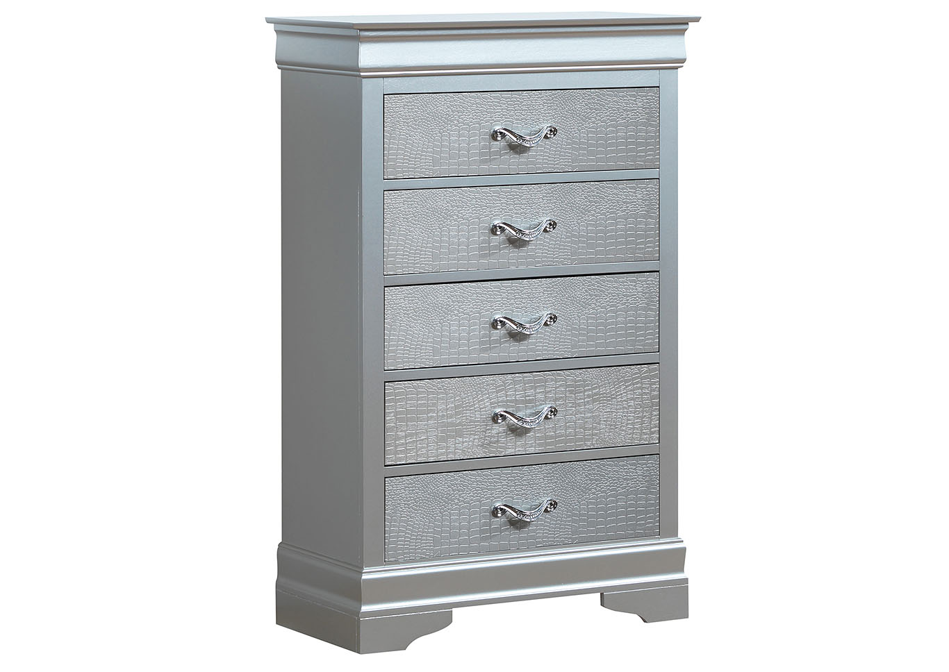 Silver Champagne Chest,Glory Furniture