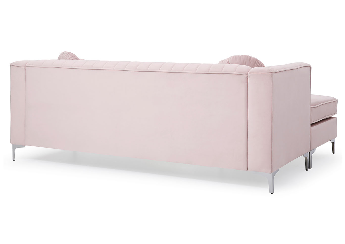 Delray Pink Chaise,Glory Furniture