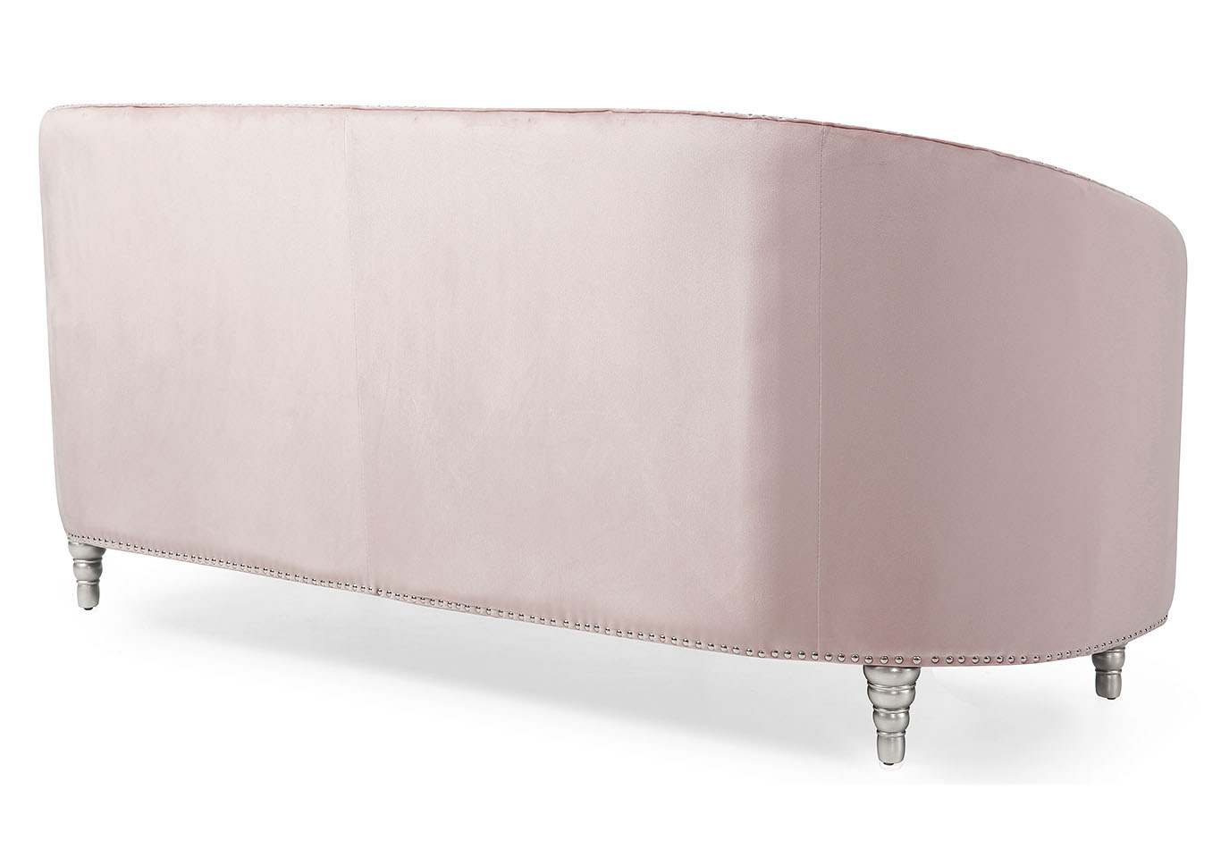 Dania Pink Stationary Sofa,Glory Furniture