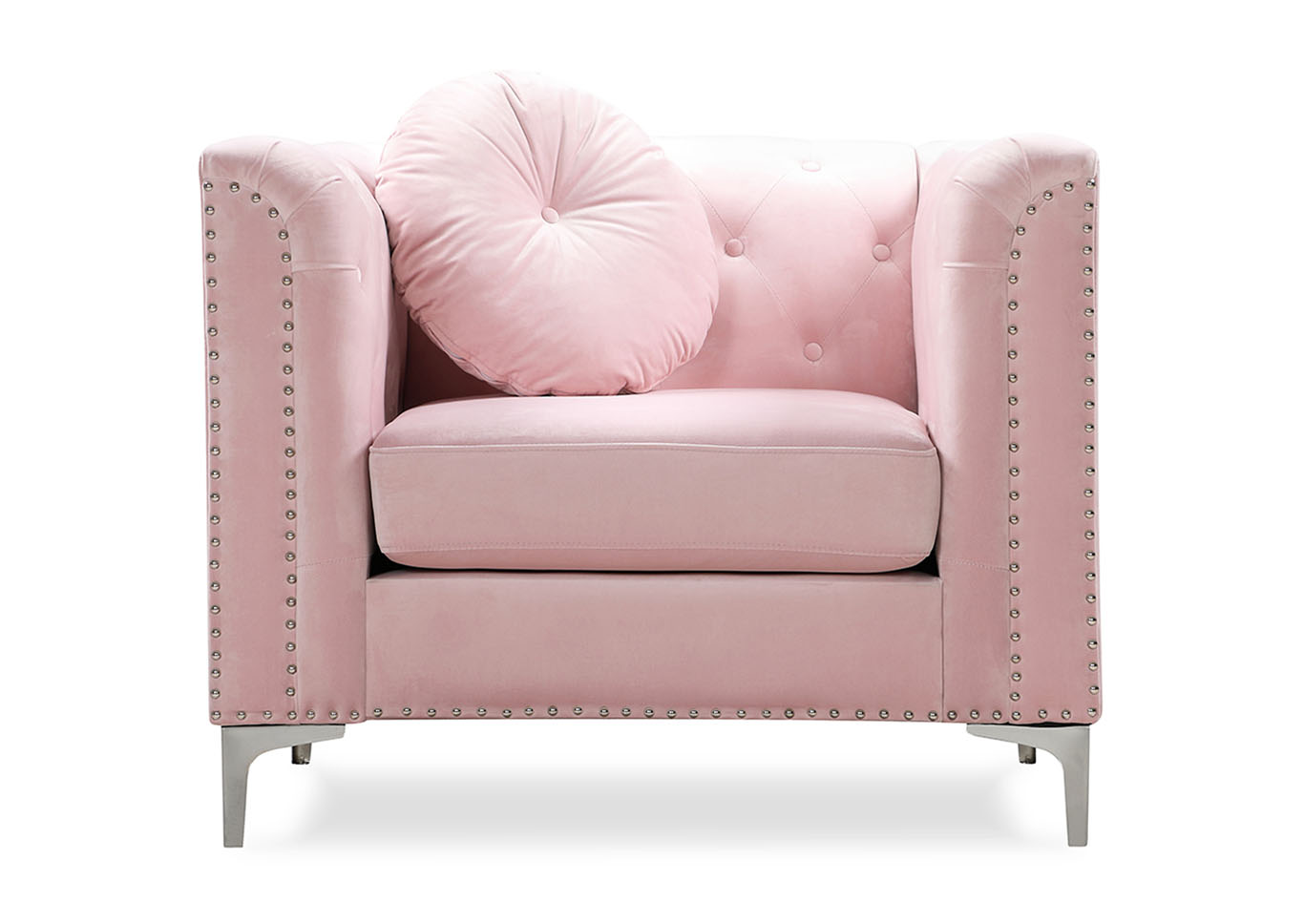 Pompano Pink Chair,Glory Furniture