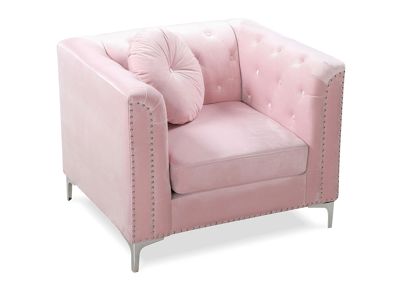 Pompano Pink Chair,Glory Furniture