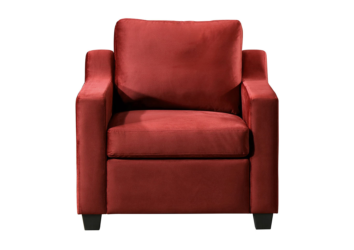 Ashley Burgundy Chair,Glory Furniture