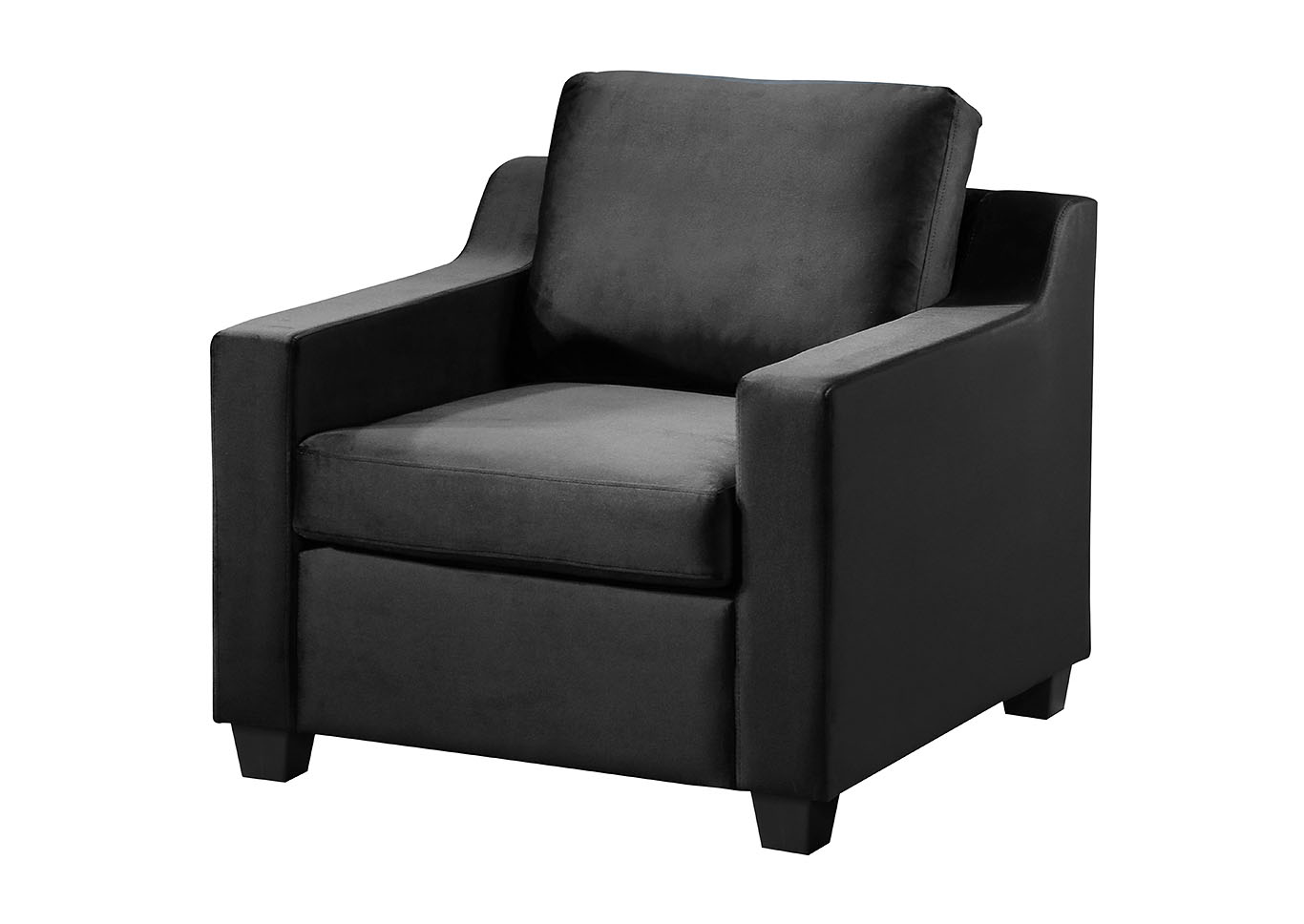 Ashley Black Chair,Glory Furniture