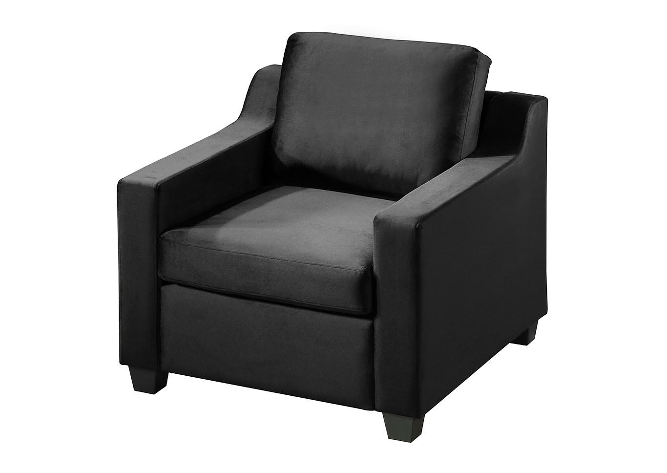 Ashley Black Chair,Glory Furniture