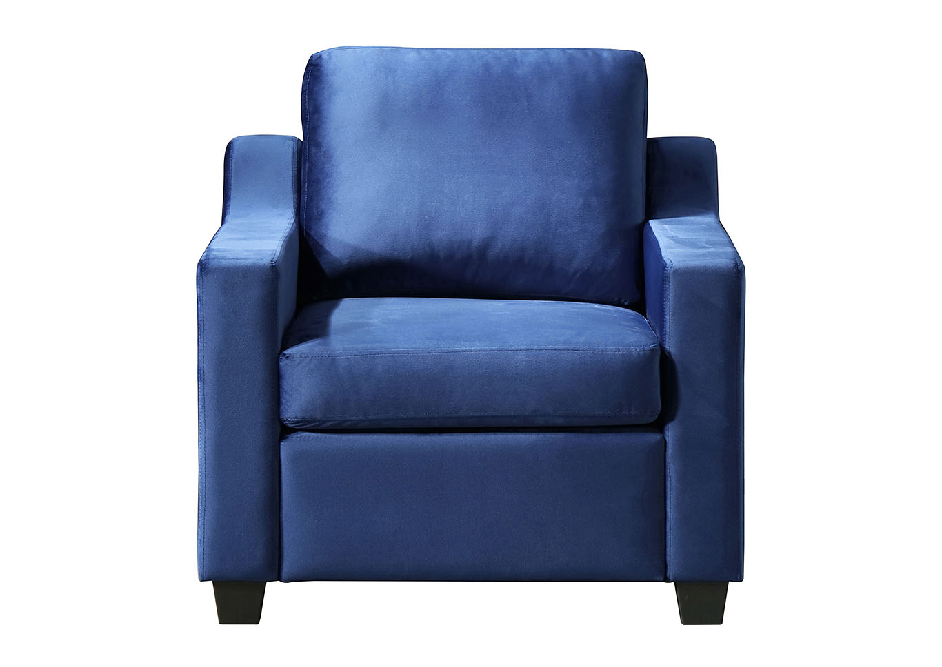 Ashley Navy Blue Chair,Glory Furniture
