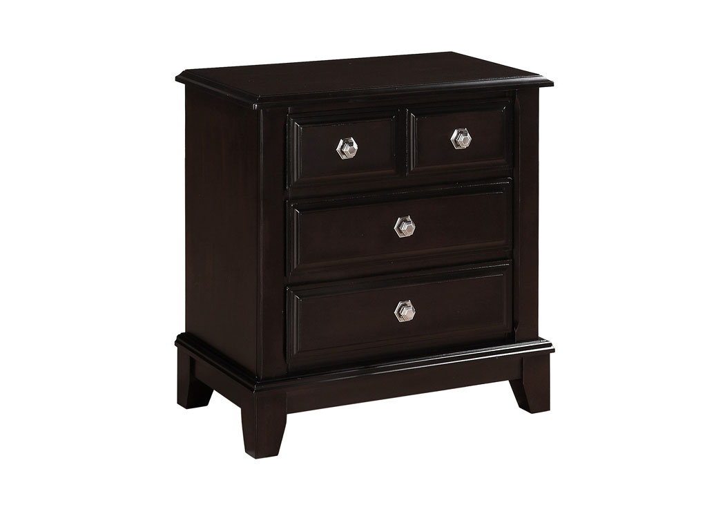 Cappuccino Night Stand,Glory Furniture