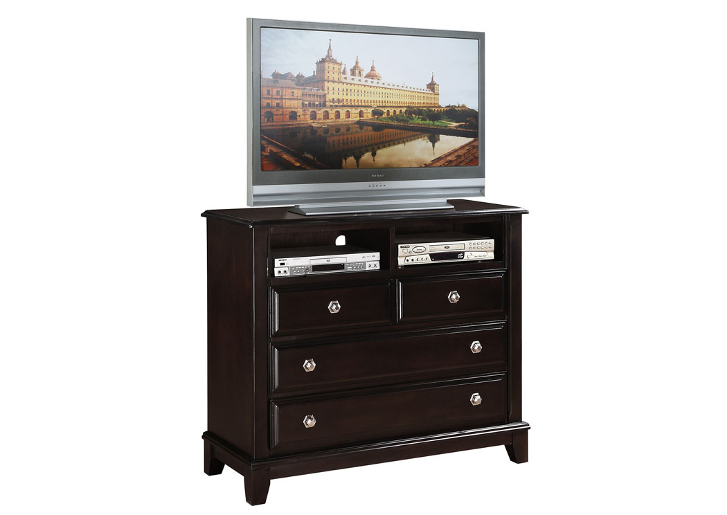 Cappuccino TV Chest,Glory Furniture