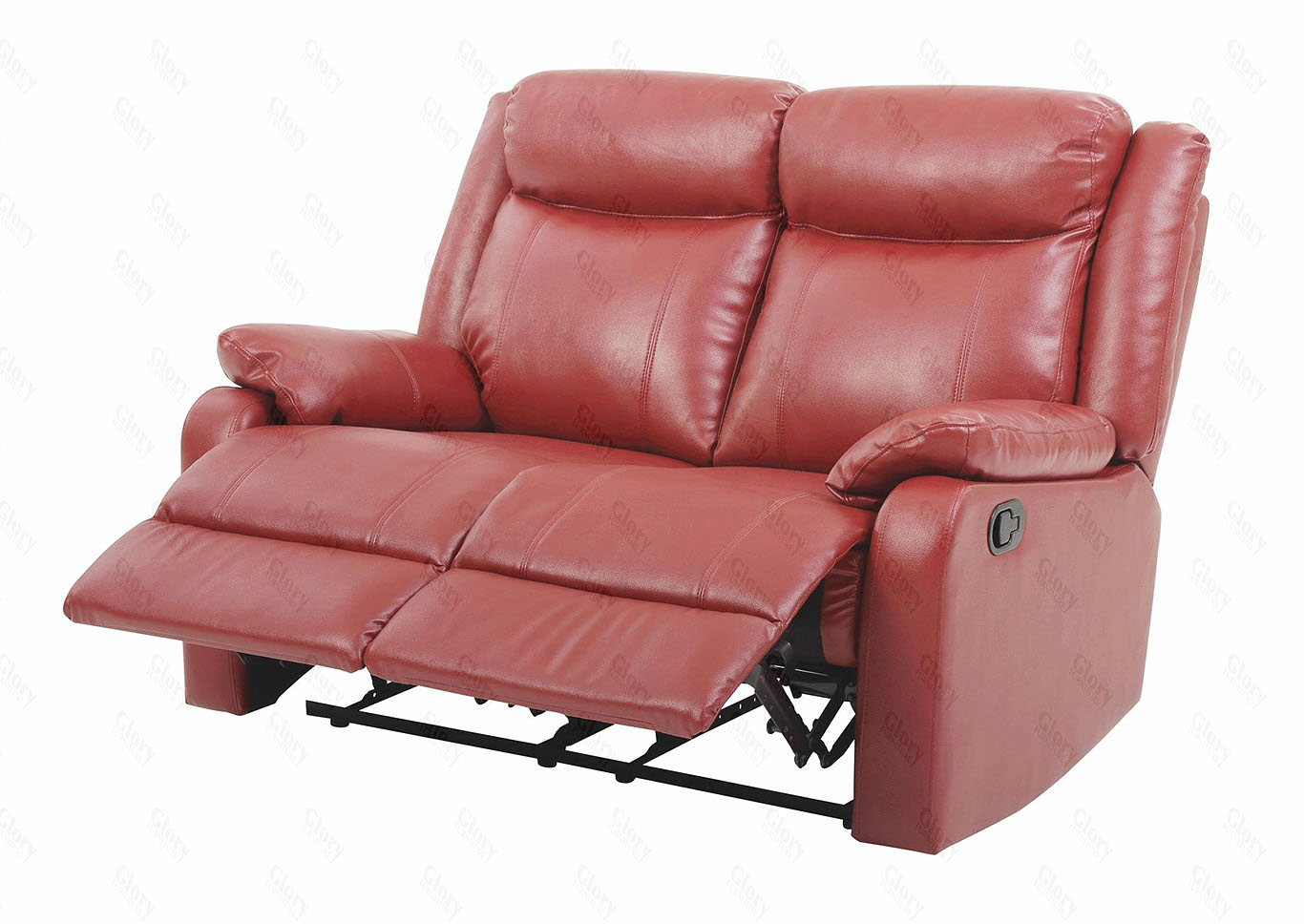 Red Double Reclining Loveseat,Glory Furniture