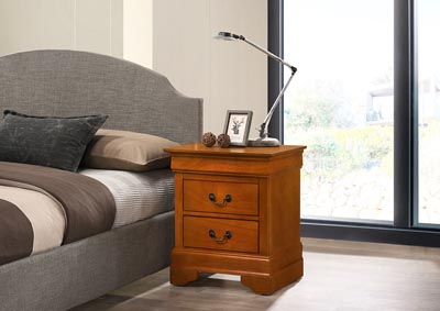 Image for Louis Phillipe Oak Nightstand