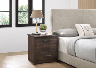 Image for Hudson Dark Brown Nightstand