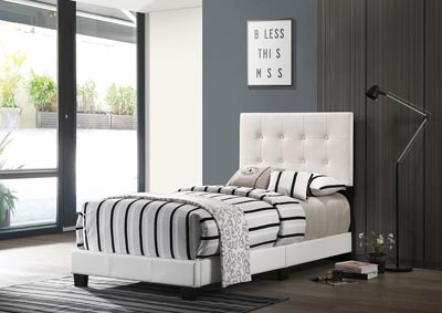 Caldwell White Twin Bed