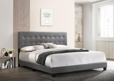 Caldwell Light Gray King Bed