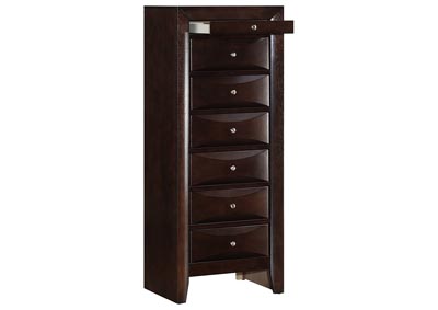 Cappuccino 7 Drawer Lingerie Chest