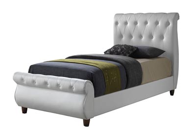 Image for White Twin Bed