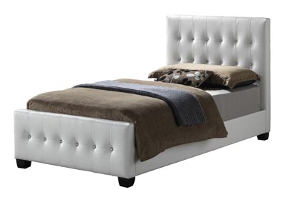 White Twin Bed