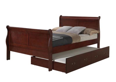 Cherry Full Trundle Bed