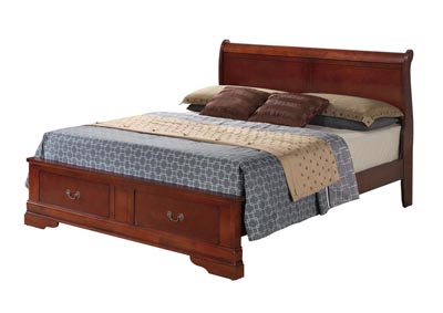 Image for Cherry King Low Profile Storage Bed