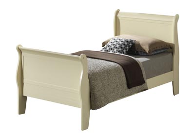 Image for Beige Full Sleigh Bed