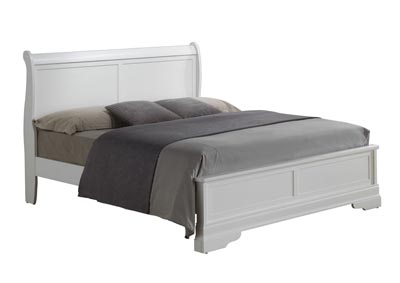 White King Low Profile Bed