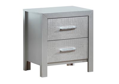 Silver Champagne Nightstand