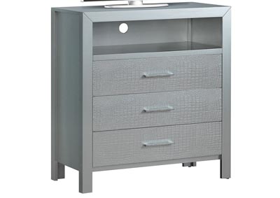 Image for Silver Champagne Media Chest