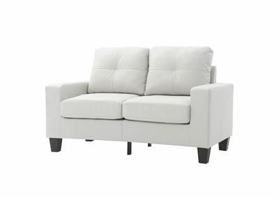 Image for White Newbury Modular Loveseat