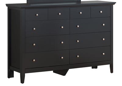 Black 8 Drawer Dresser