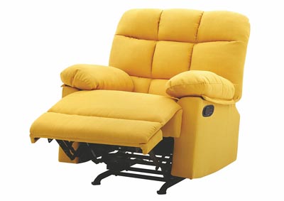 Image for Clarke Yellow Fabric Rocker Recliner