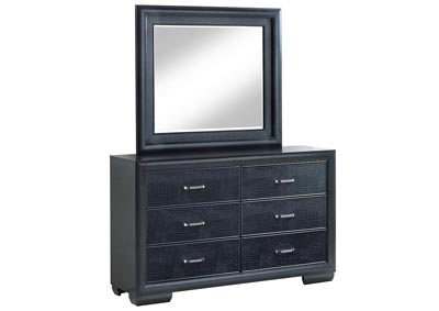 Charcoal Dresser w/Mirror