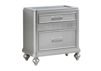 Silver Champagne Nightstand