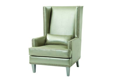 Gilver Faux Leather Accent Chair