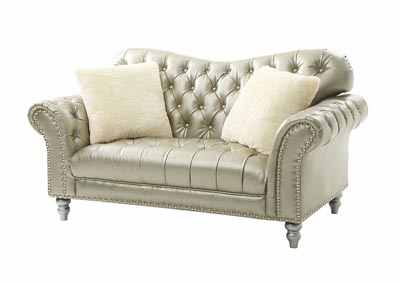 Image for Gilver Faux Leather Loveseat