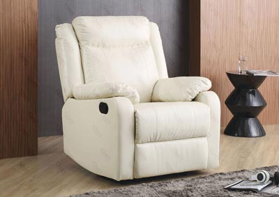 Image for Pearl Faux Leather Rocker Recliner