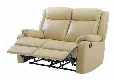 Image for Putty Faux Leather Double Reclining Loveseat