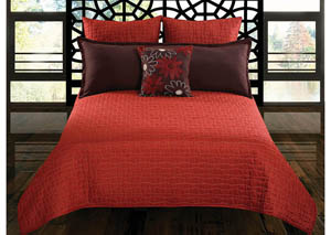 Image for Charleston Spice 5 Piece King Coverlet Set