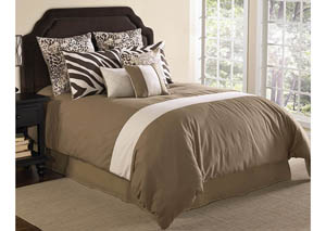 Image for High Desert Tan/Ivory 10 Piece King Comforter Set