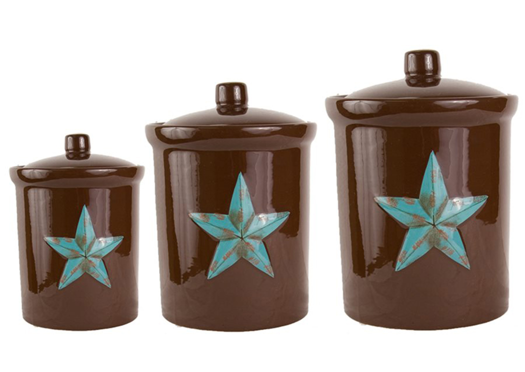 Star Canister Set,Hi End Accents