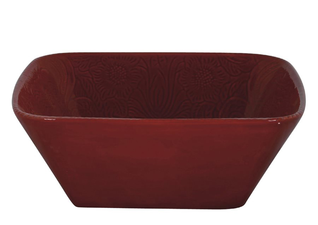Savannah Red Serving Bowl,Hi End Accents