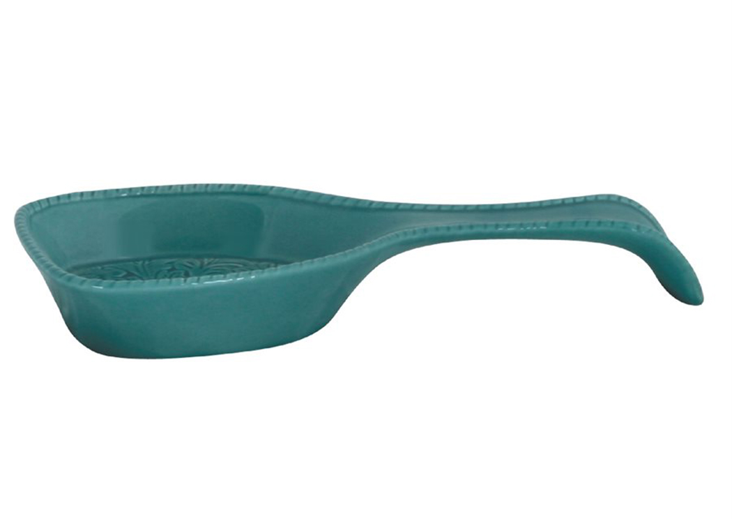 Savannah Turquiose Spoon Rest,Hi End Accents