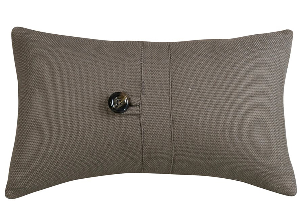 Piedmont Small Sepia Gray Pillow,Hi End Accents