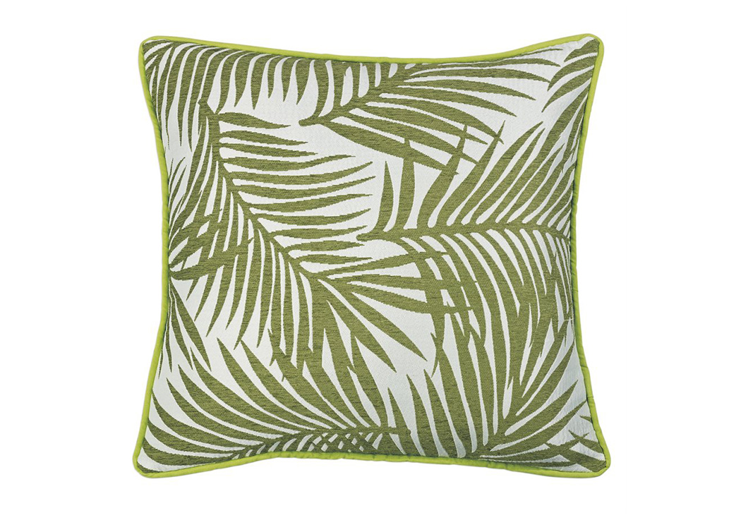 Capri Fern Pattern Euro Sham,Hi End Accents