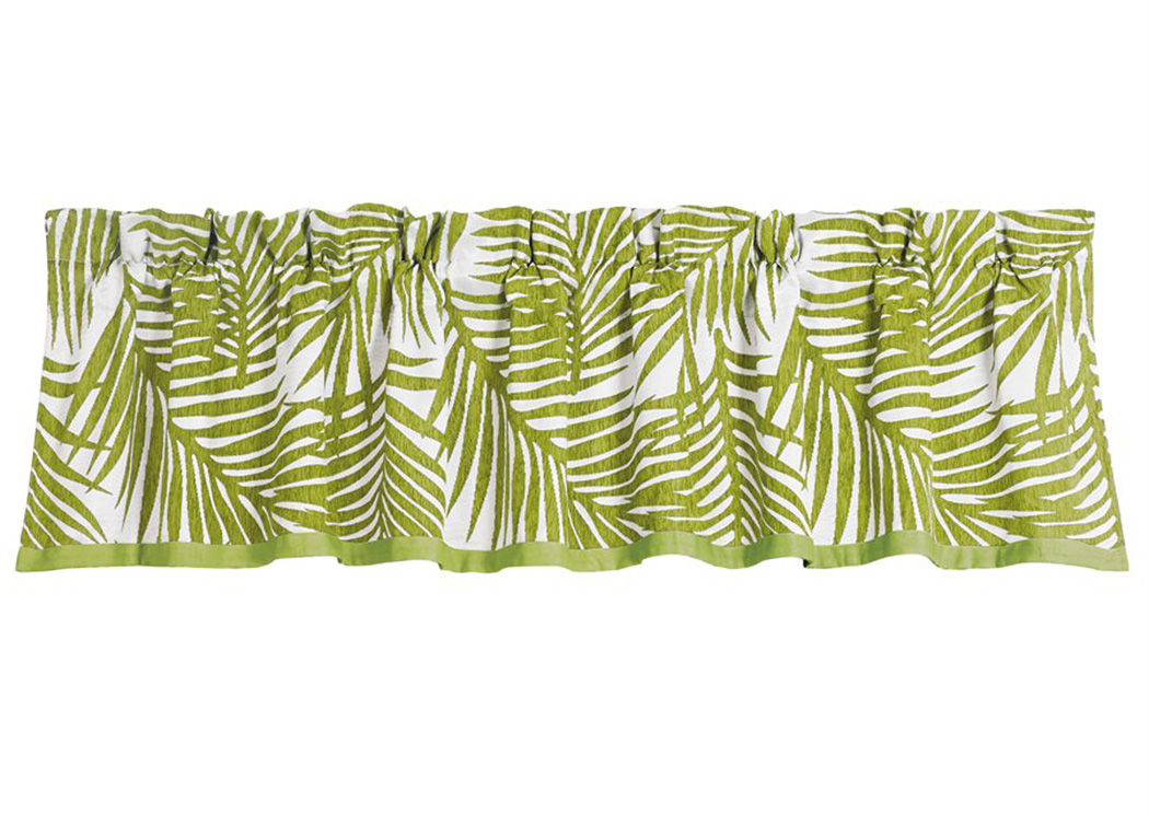 Capri Fern Pattern Valance,Hi End Accents