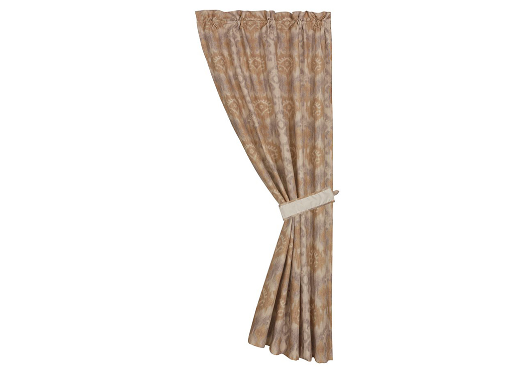 Casablanca Gold & Gray Curtain,Hi End Accents