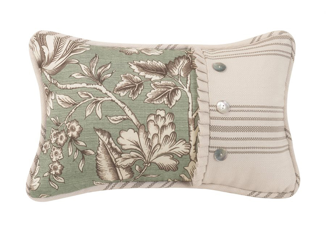 Gramercy Printed Floral Toss Pillow,Hi End Accents