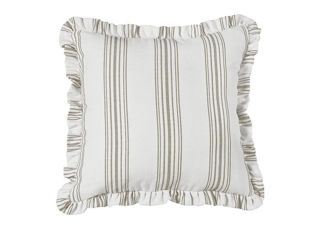 Prescott Taupe Striped Euro Sham,Hi End Accents