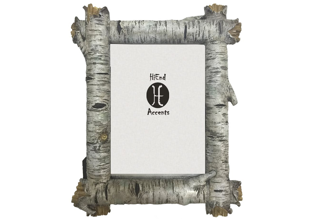 Varies Birch Log Frame,Hi End Accents
